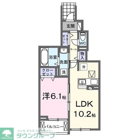 レジデンスMの物件間取画像